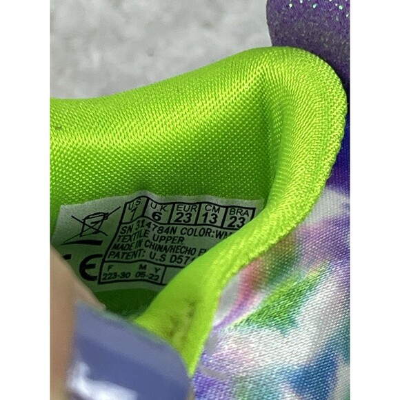 SKECHERS TWINKLE TOES GIRL TODDLER 7 SNEAKERS SEQUINS GLITTER LIGHT-UP FUN - Picture 4 of 11